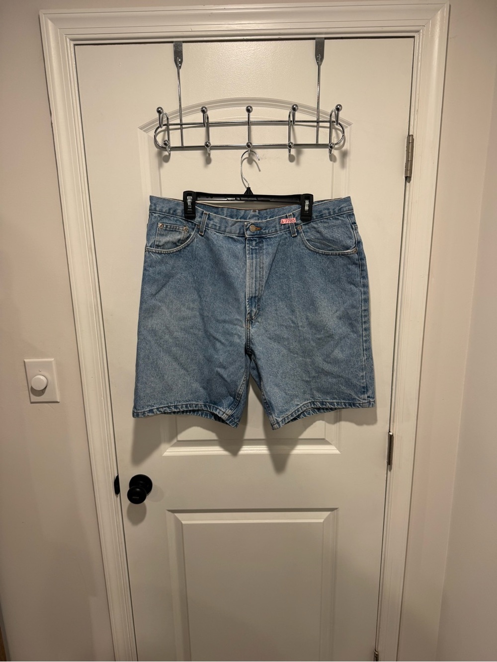 Classic Light Blue Denim Men's Shorts - Unbranded